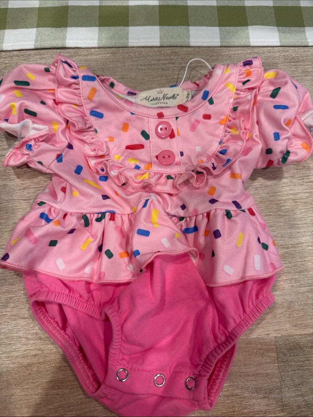 MaeVoss Pink Ruffle One-Piece Swimsuit for Kids